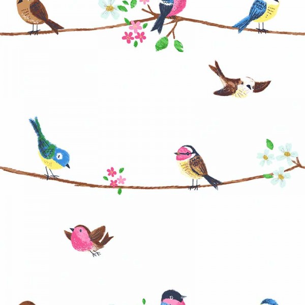 Kinderzimmer Tapeten Singing Birds-44CD5C